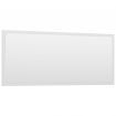 Bathroom Mirror High Gloss White 90x1.5x37 cm Chipboard