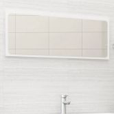 Bathroom Mirror White 100x1.5x37 cm Chipboard