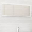 Bathroom Mirror White 100x1.5x37 cm Chipboard