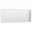 Bathroom Mirror White 100x1.5x37 cm Chipboard
