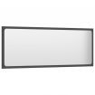 Bathroom Mirror Grey 100x1.5x37 cm Chipboard
