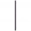 Bathroom Mirror High Gloss Grey 100x1.5x37 cm Chipboard