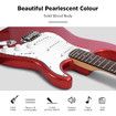 Melodic Stratocaster SSS Electric Guitar with15W Amplifier Dakota Red