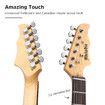 Melodic Stratocaster SSS Electric Guitar with 15W Amplifier Imperial Blue