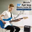 Melodic Stratocaster SSS Electric Guitar with 15W Amplifier Imperial Blue
