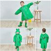 Kids Rain Wear,3D Cartoon Children Toddler Raincoat Jacket Poncho for Boy Girl