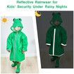 Kids Rain Wear,3D Cartoon Children Toddler Raincoat Jacket Poncho for Boy Girl