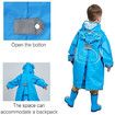 Kids Rain Wear,3D Cartoon Children Toddler Raincoat Jacket Poncho for Boy Girl