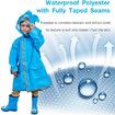 Kids Rain Wear,3D Cartoon Children Toddler Raincoat Jacket Poncho for Boy Girl