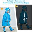 Kids Rain Wear,3D Cartoon Children Toddler Raincoat Jacket Poncho for Boy Girl