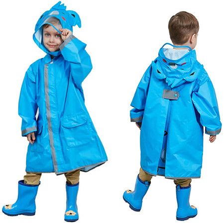 Kids Rain Wear,3D Cartoon Children Toddler Raincoat Jacket Poncho for Boy Girl