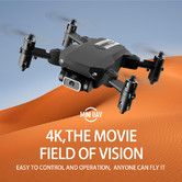 Mini WiFi FPV with  4K  HD Camera Altitude Hold Mode Foldable RC Drone Quadcopter RTF