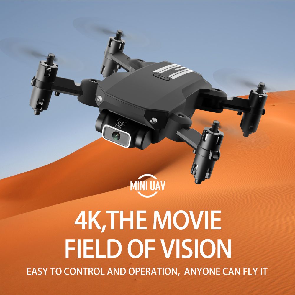 Mini WiFi FPV with  4K  HD Camera Altitude Hold Mode Foldable RC Drone Quadcopter RTF