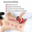 Electric Gua Sha Scraping Massage and Cupping Therapy Tool, Handheld Physical Therapy Gua Sha Massage Device with Heat and Suction