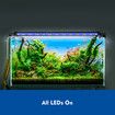 Aquarium Light Fish Tank Led Lighting Lamp White Blue for 95-115cm Fish Tank Aluminium Shell