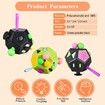 2 Pieces 12 Side Fidget Toy Cube Relieves Stress and Anxiety Fidget Dodecagon Anti Depression Cube for Boys Girls Adults with ADHD ADD OCD Autism