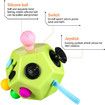 2 Pieces 12 Side Fidget Toy Cube Relieves Stress and Anxiety Fidget Dodecagon Anti Depression Cube for Boys Girls Adults with ADHD ADD OCD Autism