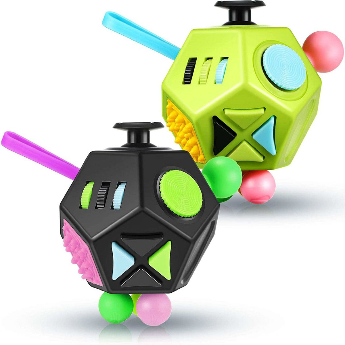 Fidget Dodecagon –12-Side Fidget Toys Cube Relieves Stress And Anxiety Anti Depression Focus