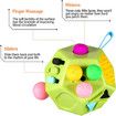 2 Pieces 12 Side Fidget Toy Cube Relieves Stress and Anxiety Fidget Dodecagon Anti Depression Cube for Boys Girls Adults with ADHD ADD OCD Autism