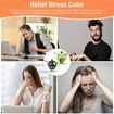 2 Pieces 12 Side Fidget Toy Cube Relieves Stress and Anxiety Fidget Dodecagon Anti Depression Cube for Boys Girls Adults with ADHD ADD OCD Autism