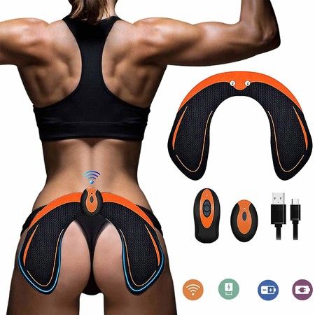 Abs Stimulator Hips Trainer, Electronic Backside Muscle Toner, Smart Training Wearable Buttock Toner Trainer for women n men