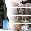 Dog Paw Cleaner, Anipaw Dog Paw Washer Cup with Towel Dog Cleaning Brush for Dogs /Cats, Silicone Pet Feet Cleaner for Muddy Paws