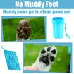 Dog Paw Cleaner, Anipaw Dog Paw Washer Cup with Towel Dog Cleaning Brush for Dogs /Cats, Silicone Pet Feet Cleaner for Muddy Paws