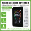 Carbon Dioxide Meter Temperature / Humidity Air Quality Monitor Digital CO2 Detector Air Analyzer for CO2 / TVOC Accurate Tester Kit