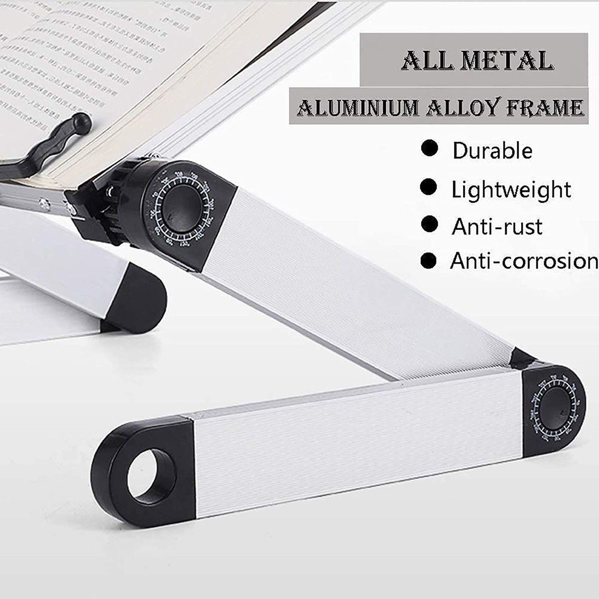 Adjustable Book Stand, Height and Angle Adjustable Ergonomic Book