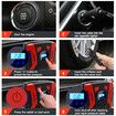 Electric Air Compressor Car Pump Portable Electric Tire Pump with LCD Digital Screen Multifunctional lighting can inflate car, motorcycle and bicycle