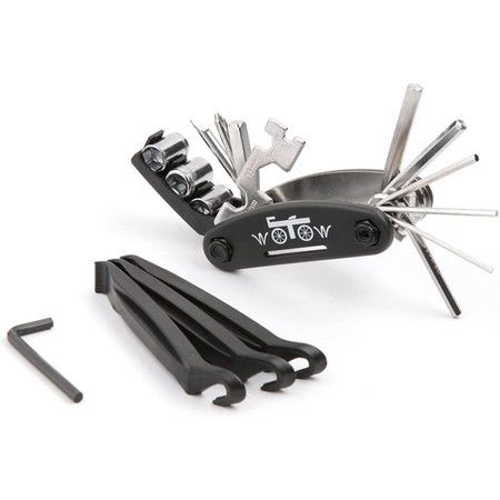16 in 1 Multi-Function Bike Bicycle Cycling Mechanic Repair Tool Kit with 3 pcs Tire Pry Bars Rods