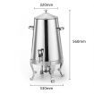 Stainless Steel 13L Juicer Water Milk Coffee Pump Beverage Drinking Utensils