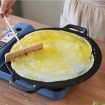 Electric Smart Induction Cooktop and 34cm Cast Iron Induction Crepe Pan Baking Cookware