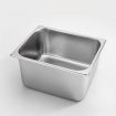 2X Gastronorm GN Pan Full Size 1/2 GN Pan 20cm Deep Stainless Steel Tray With Lid