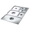 6X Gastronorm GN Pan Lid Full Size 1/2 Stainless Steel Tray Top Cover