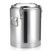 2X 12L Stainless Steel Insulated Stock Pot Dispenser Hot & Cold Beverage Container