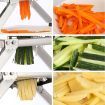 Commercial Potato French Fry Fruit Vegetable Cutter Stainless Steel 3 Blades
