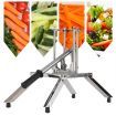 Commercial Potato French Fry Fruit Vegetable Cutter Stainless Steel 3 Blades