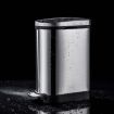 Foot Pedal Stainless Steel Rubbish Recycling Garbage Waste Trash Bin 10L U