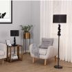 60cm Black Table Lamp with Dark Shade LED Desk Lamp