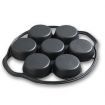 32cm Cast Iron Takoyaki Fry Pan Octopus Balls Maker 7 Hole Cavities Grill Mold