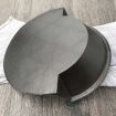 2X 2 in 1 Cast Iron Ribbed Fry Pan Skillet Griddle BBQ and Steamboat Hot Pot