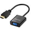 HDMI to VGA, Gold-Plated HDMI to VGA Adapter (Male to Female) for Computer, Desktop, Laptop, PC, Monitor