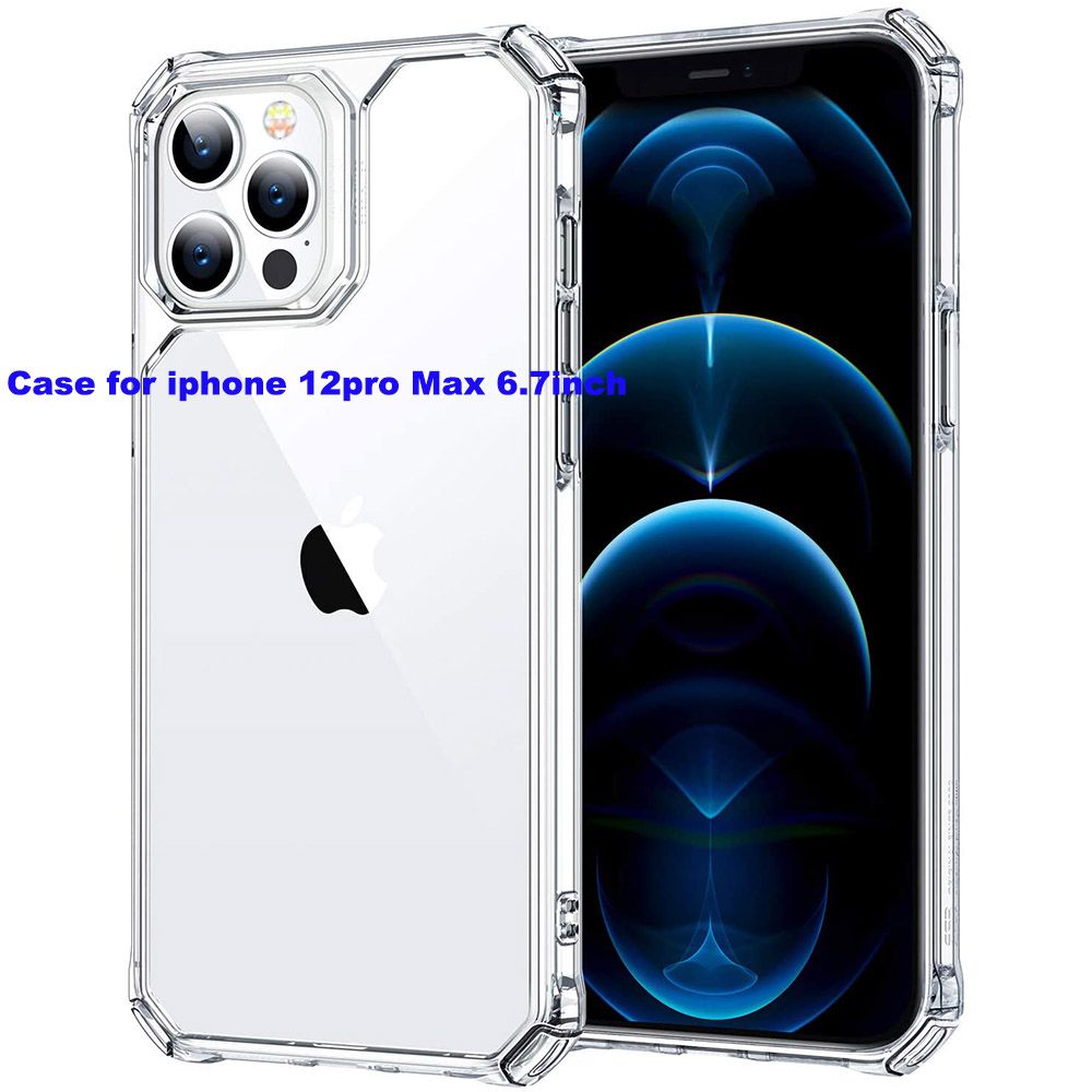 Case Compatible with iPhone 12 pro max(6.7'') -Clear