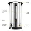 Maxkon 28L Stainless Steel Hot Water Urn 2500W Electric Hot Beverage Dispenser with Boil Dry Protection