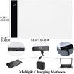 A4 LED Light Pad for Diamond Painting, USB Powered Light Board Kit, Adjustable Brightness with Detachable Stand and Clips