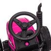 Kids Farm Tractor Electric Ride On Toys 2.4G R/C Remote Control Cars w/ Trailer Neon Pink