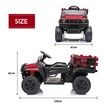 Kids Ride On Cars Jeep Electric Toy Car Remote Control 2.4G R/C Red