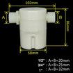 3/4" side inlet Built-in/Inside Mounted Automatic Float Valve Water Level Control Valve For Solar Water Tank Pool