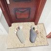 3D Cobblestone Print Floor Indoor Outdoor Doormats Funny Door Mat   60x40cm